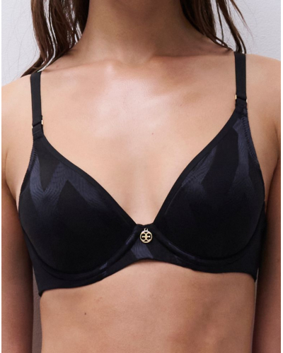 Soutien-gorge coque plongeante Chantelle Glaze (Noir)