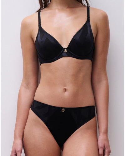 Soutien-gorge coque plongeante Chantelle Glaze (Noir)