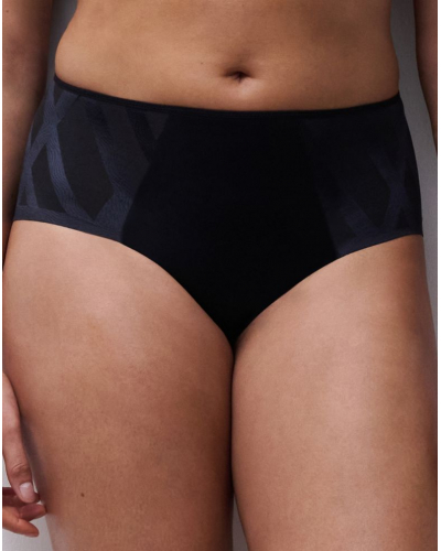 Bragas cintura alta Chantelle Glaze (Negro)