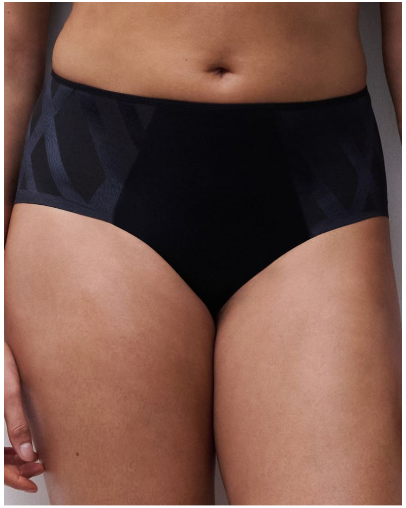 High-waisted knicker Chantelle Glaze (Black)