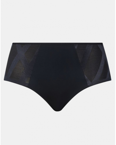 Bragas cintura alta Chantelle Glaze (Negro)