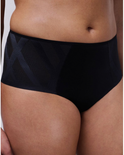 High-waisted knicker Chantelle Glaze (Black)