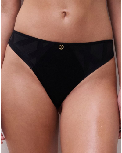 Tanga Chantelle Glaze (Black)