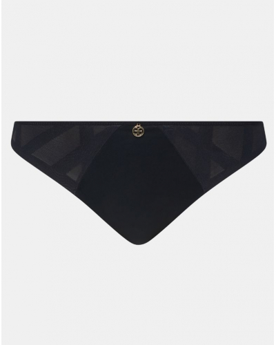 Tanga Chantelle Glaze (Negro)