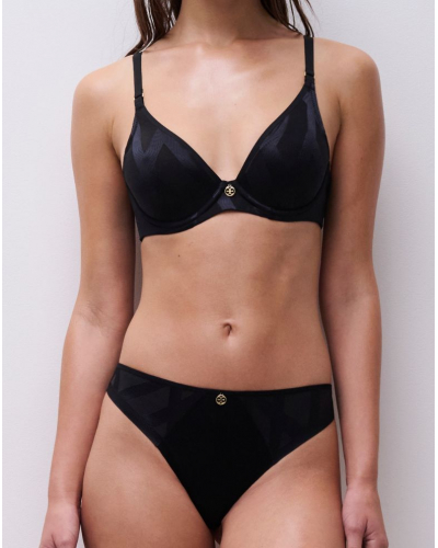Tanga Chantelle Glaze (Black)