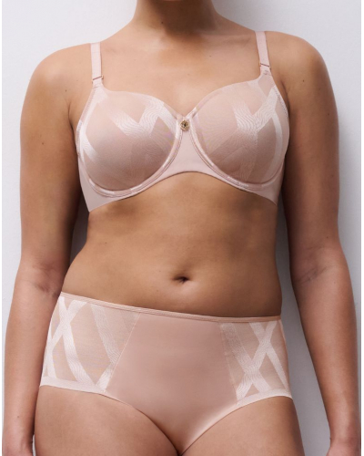 Soutien-gorge armatures enveloppant moulé Chantelle Glaze (Soft Pink)