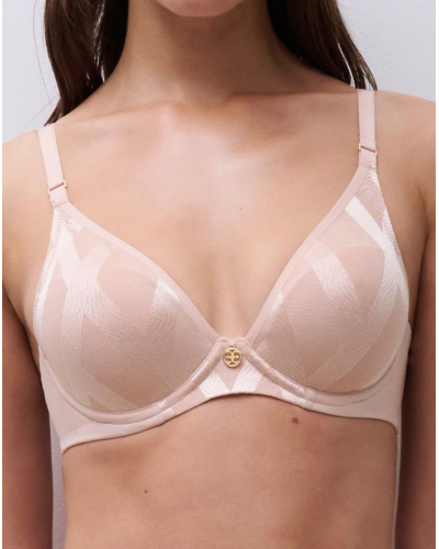 Plunge padded bra Chantelle Glaze (Soft Pink)