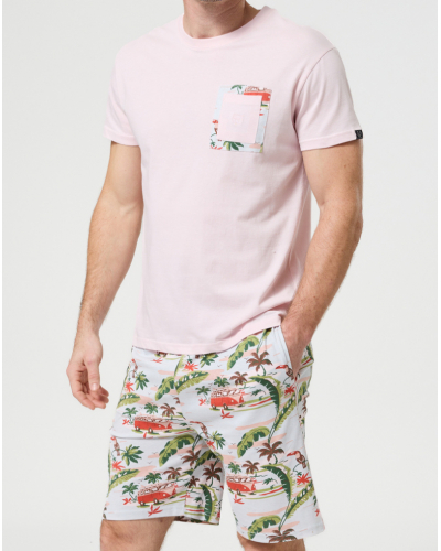 Pijama corto PAUVANNE Jersey de algodón 100% orgánico Arthur (Multicolore)