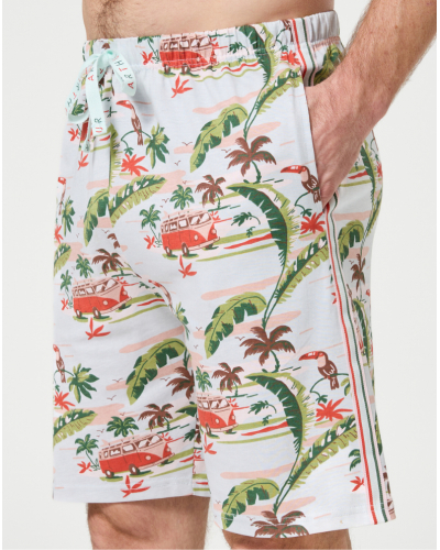 Pijama corto PAUVANNE Jersey de algodón 100% orgánico Arthur (Multicolore)