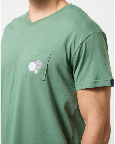 Short pyjama PAUPETAE 100% organic cotton jersey Arthur (Multicolore)