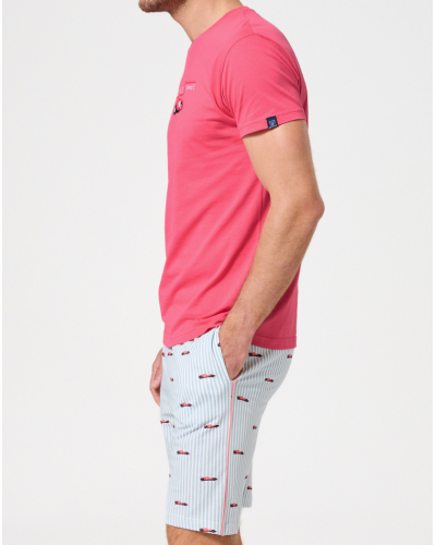 Pyjama court PAUFORME jersey 100% coton bio Arthur (Multicolore)