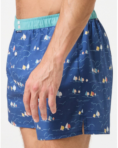 Caleçon à suspensoir 100% coton Arthur 1219 (Multicolore)