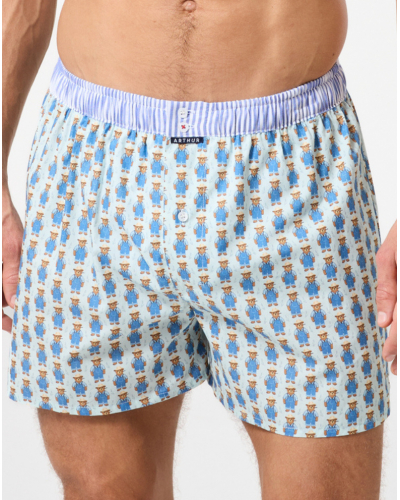 Caleçon à suspensoir 100% coton Arthur 1216 (Multicolore)