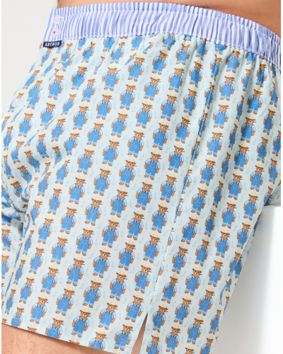 Caleçon à suspensoir 100% coton Arthur 1216 (Multicolore)