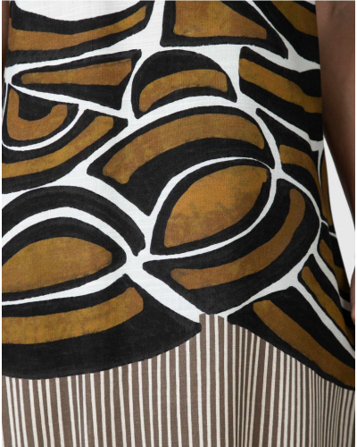 Short-Sleeve Beach Dress Massana (Ocre)