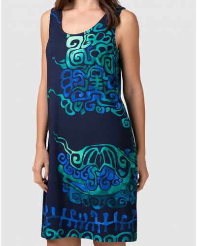 Robe de plage Natural Sea Massana (Bleu)