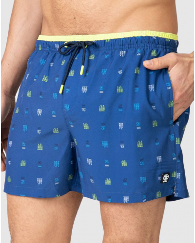 Bañador con Motivos Massana (Denim)