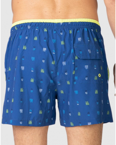 Short de bain Motifs Massana (Denim)