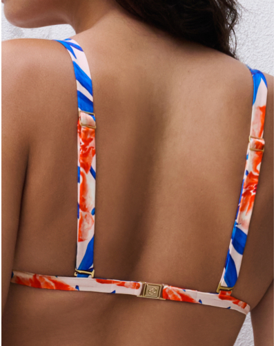 Soutien-gorge de bain sans armature triangle spacer Chantelle Sauvage (Fleur de Laurier)