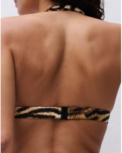 Soutien-gorge de bain triangle sans armature Chantelle Vita (Tigre)