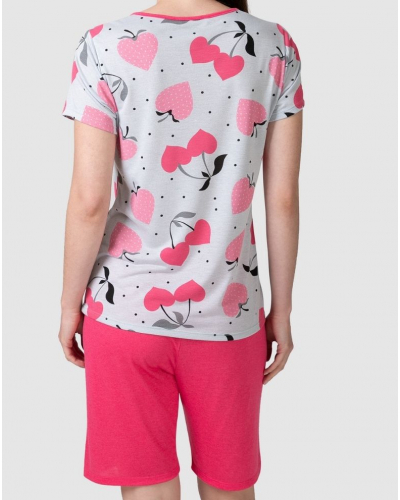 Strawberry short pajamas Massana (Gris)