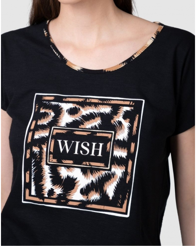 Massana Wish Short Pajama 100% Cotton (Black)