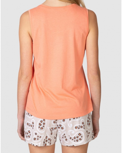 Short pyjama Massana Moments Coton (Coral)