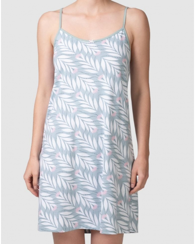 Massana Strappy Nightshirt 100% Cotton (Khaki)