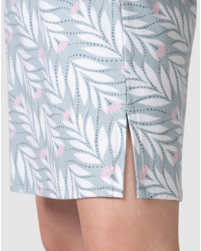 Camisón de tirantes 100% algodón Massana (Kaki)