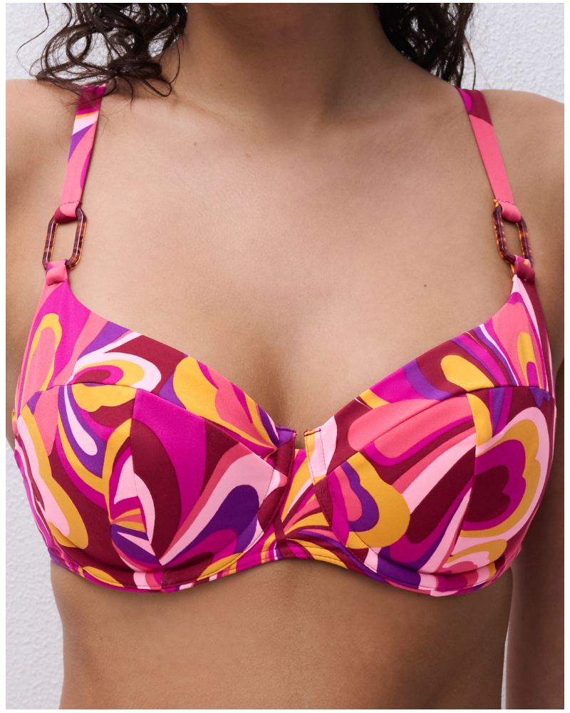 Sujetador de baño con aros y copa completa Chantelle Vita (Solar Psyche)