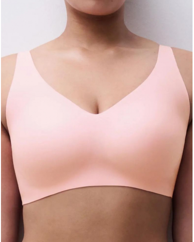 Soutien-gorge sans armature plongeant Chantelle Softstretch Power (Fluor Pink)