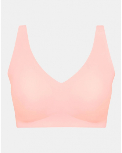Soutien-gorge sans armature plongeant Chantelle Softstretch Power (Fluor Pink)