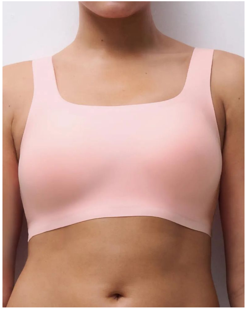 Wireless round-neck bra Chantelle Softstretch Power (Fluor Pink)