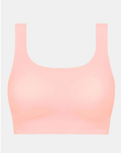 Wireless round-neck bra Chantelle Softstretch Power (Fluor Pink)