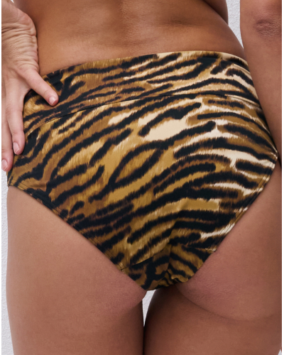 Bragas de baño cintura alta Chantelle Vita (Tigre)