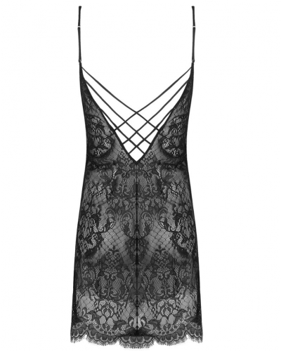 Nightdress Lise Charmel Diva Glamour (Black)