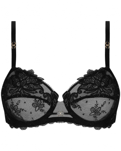 Sujetador con aros Lise Charmel Diva Glamour (Negro)