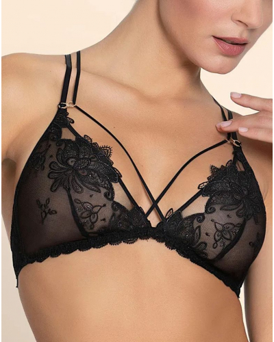 Sujetador sin aros Lise Charmel Diva Glamour (Negro)