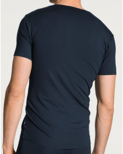 T-shirt Clean Line Calida (Dark Sapphire)