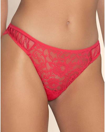 Tanga fantasía Lise Charmel Désirs de Venise (Grenat Venise)
