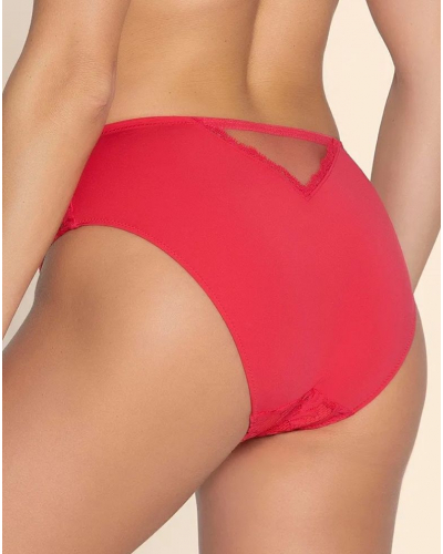 Slip taille haute Lise Charmel Désirs de Venise (Grenat Venise)