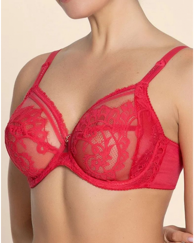 Sujetador con aros bienestar Lise Charmel Désirs de Venise (Grenat Venise)