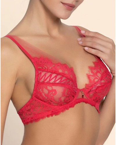 Soutien-gorge plunge Lise Charmel Désirs de Venise (Grenat Venise)