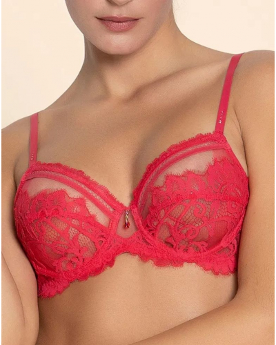 Soutien-gorge armatures Lise Charmel Désirs de Venise (Grenat Venise)