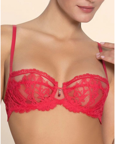 Soutien-gorge corbeille Lise Charmel Désirs de Venise (Grenat Venise)