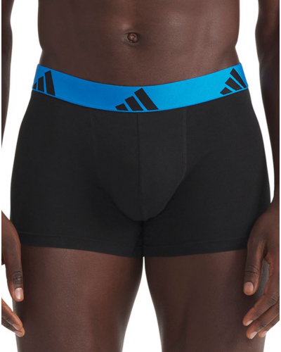 Pack of 2 boxer shorts Adidas Active Flex Cotton (Bleu/Gris)