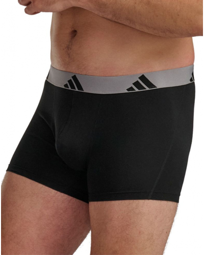 Paquete de 2 boxers Adidas Active Flex Cotton (Bleu/Gris)