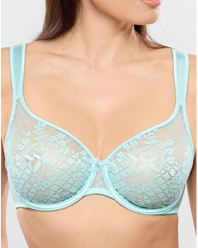 Underwired seamless bra Empreinte Melody (Aqua)