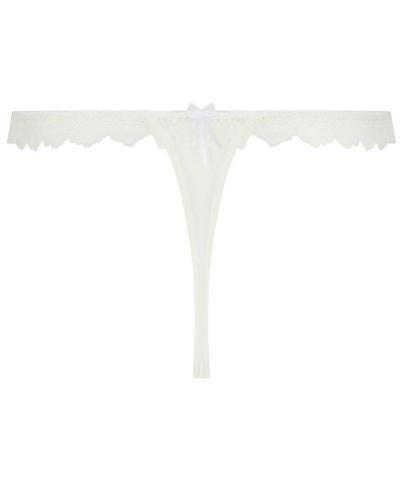 Tanga sexy Lise Charmel Sublime Organza (Ecru Nacre)