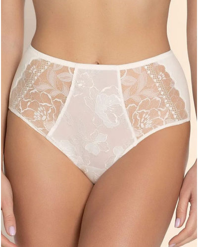 Slip taille haute Lise Charmel Sublime Organza (Ecru Nacre)